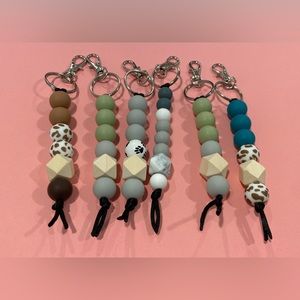 Silicone bead Key chain